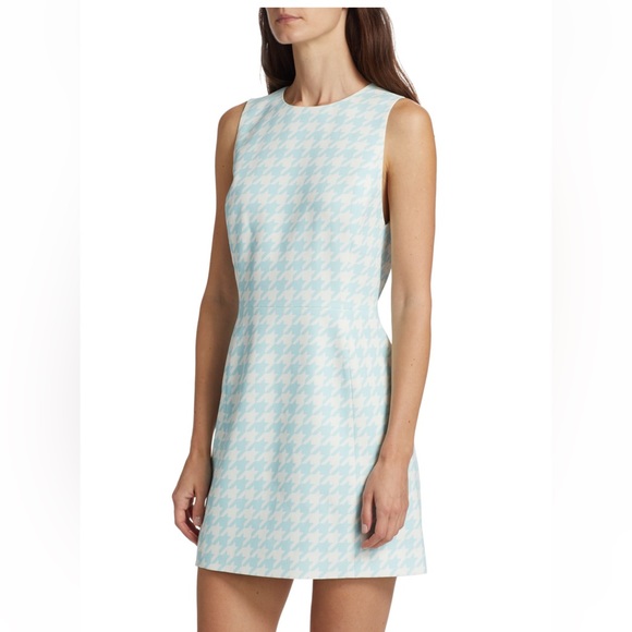Alice and Olivia Clyde Houndstooth Dress | Size 6 - Picture 4 of 7